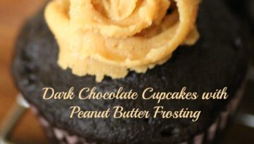 Dark-Chocolate-Cupcakes-with-Peanut-Butter-Frosting-3