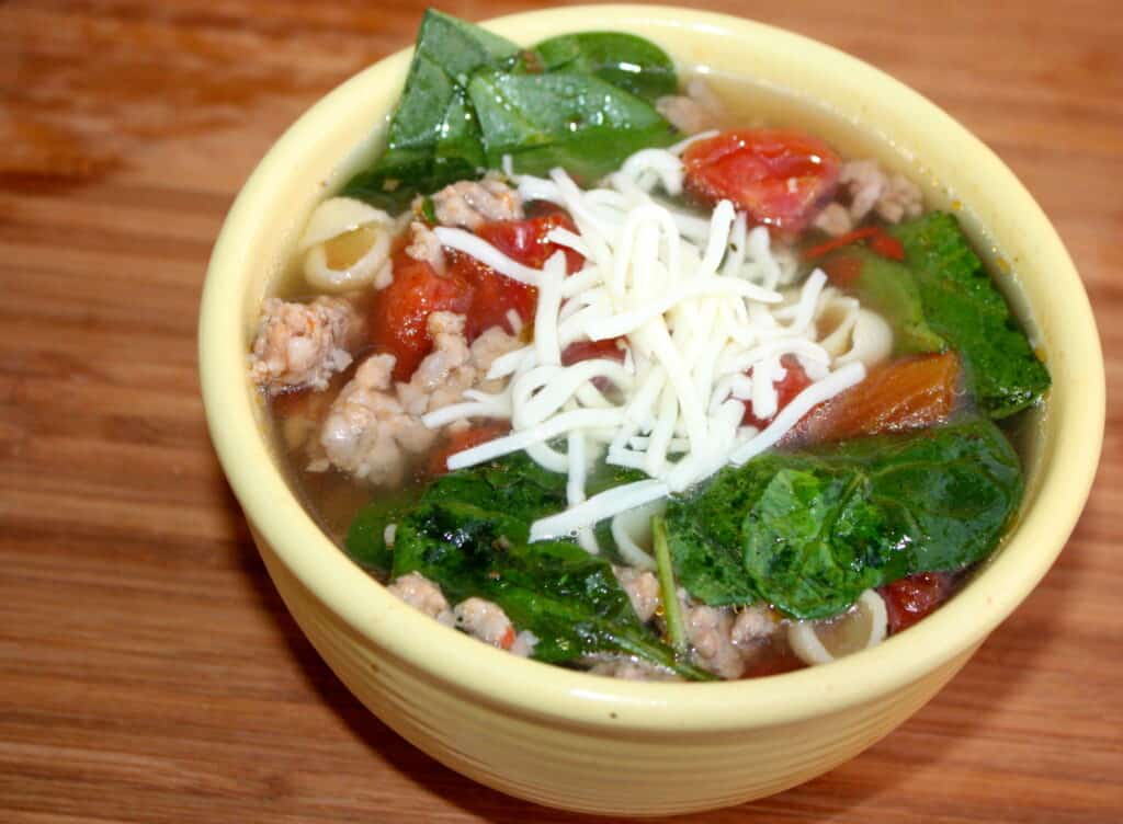 Italian Sausage Soup Recipe - Cooking in Bliss