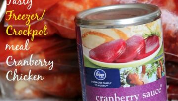 crockpot cranberry chicken recipe