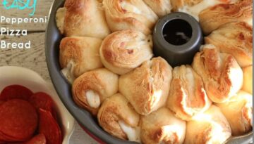 Pepperoni Pizza Bread Recipe