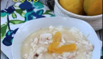 Greek Lemon Chicken Soup Recipe