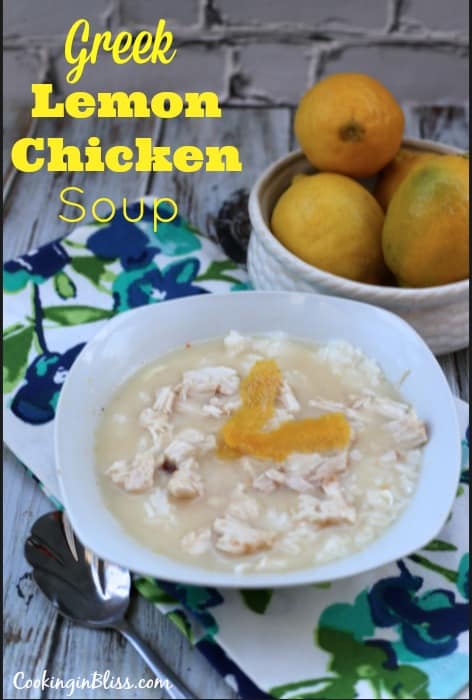 Greek Lemon Chicken Soup Recipe
