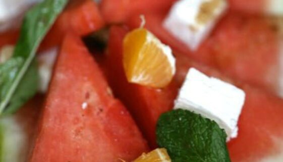 Watermelon Citrus Mint Salad