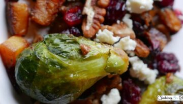 healthy butternut squash brussel sprouts